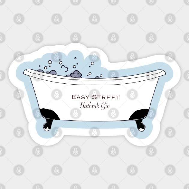 Miss Hannigan Gin Bath Annie Sticker TeePublic
